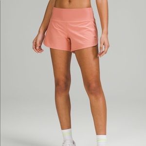 Pink lululemon shorts! Size 4,